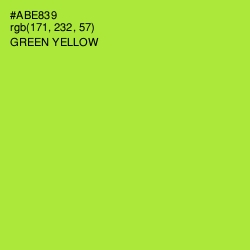 #ABE839 - Green Yellow Color Image