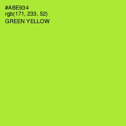 #ABE934 - Green Yellow Color Image