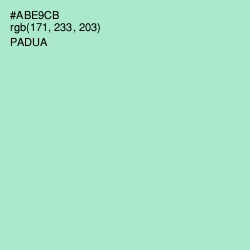 #ABE9CB - Padua Color Image