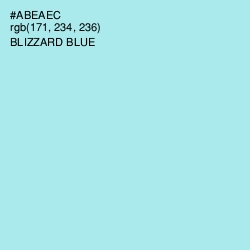 #ABEAEC - Blizzard Blue Color Image