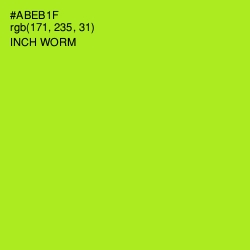 #ABEB1F - Inch Worm Color Image