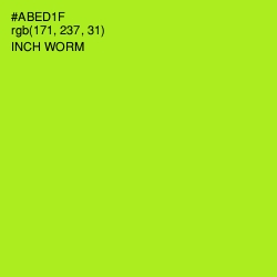 #ABED1F - Inch Worm Color Image