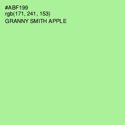 #ABF199 - Granny Smith Apple Color Image