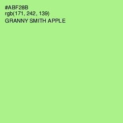 #ABF28B - Granny Smith Apple Color Image