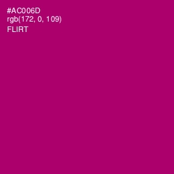 #AC006D - Flirt Color Image