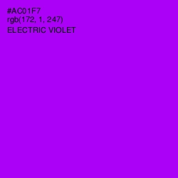 #AC01F7 - Electric Violet Color Image