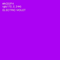 #AC02F4 - Electric Violet Color Image