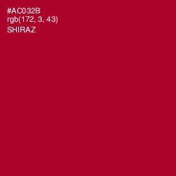 #AC032B - Shiraz Color Image