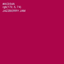 #AC054A - Jazzberry Jam Color Image