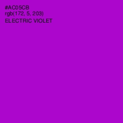 #AC05CB - Electric Violet Color Image