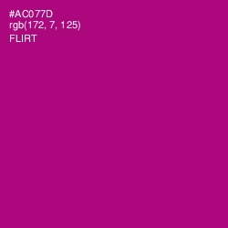 #AC077D - Flirt Color Image