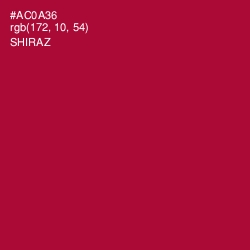 #AC0A36 - Shiraz Color Image