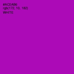 #AC0AB6 - Violet Eggplant Color Image