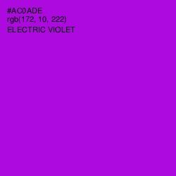 #AC0ADE - Electric Violet Color Image