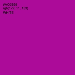 #AC0B99 - Violet Eggplant Color Image