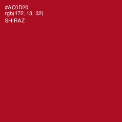 #AC0D20 - Shiraz Color Image