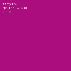 #AC0D7E - Flirt Color Image