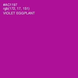 #AC1197 - Violet Eggplant Color Image