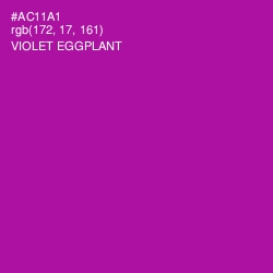 #AC11A1 - Violet Eggplant Color Image