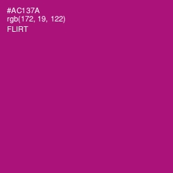 #AC137A - Flirt Color Image