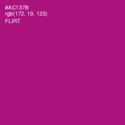 #AC137B - Flirt Color Image