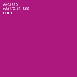 #AC187D - Flirt Color Image