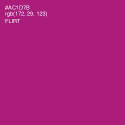 #AC1D7B - Flirt Color Image
