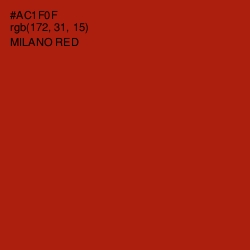 #AC1F0F - Milano Red Color Image