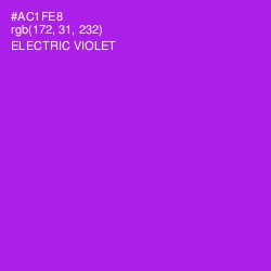 #AC1FE8 - Electric Violet Color Image