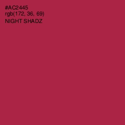 #AC2445 - Night Shadz Color Image