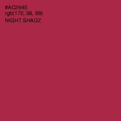 #AC2645 - Night Shadz Color Image