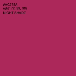 #AC275A - Night Shadz Color Image