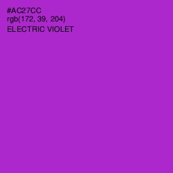 #AC27CC - Electric Violet Color Image