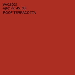 #AC2D21 - Roof Terracotta Color Image