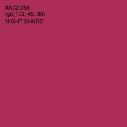 #AC2D58 - Night Shadz Color Image