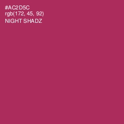 #AC2D5C - Night Shadz Color Image