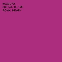 #AC2D7D - Royal Heath Color Image