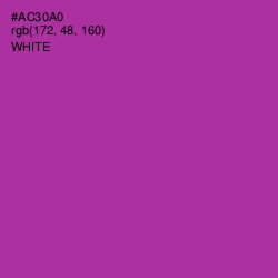 #AC30A0 - Medium Red Violet Color Image