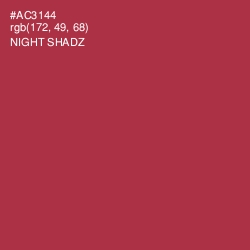#AC3144 - Night Shadz Color Image