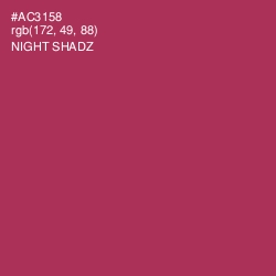 #AC3158 - Night Shadz Color Image