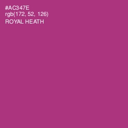 #AC347E - Royal Heath Color Image