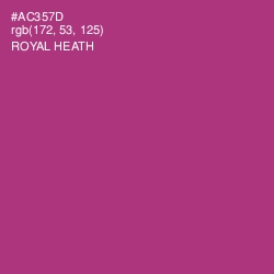 #AC357D - Royal Heath Color Image
