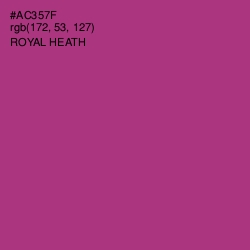 #AC357F - Royal Heath Color Image