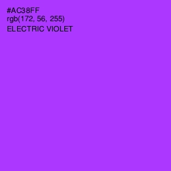 #AC38FF - Electric Violet Color Image