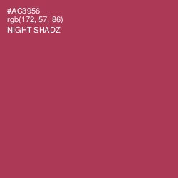 #AC3956 - Night Shadz Color Image