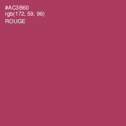 #AC3B60 - Rouge Color Image