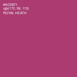 #AC3B71 - Royal Heath Color Image