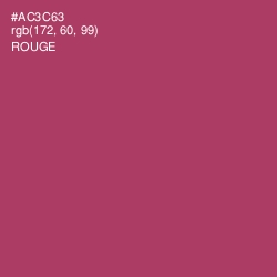 #AC3C63 - Rouge Color Image