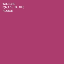 #AC3C6D - Rouge Color Image