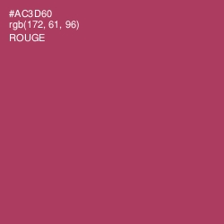 #AC3D60 - Rouge Color Image